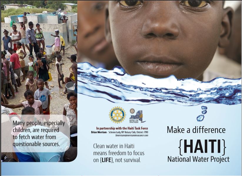haiti water project brochue