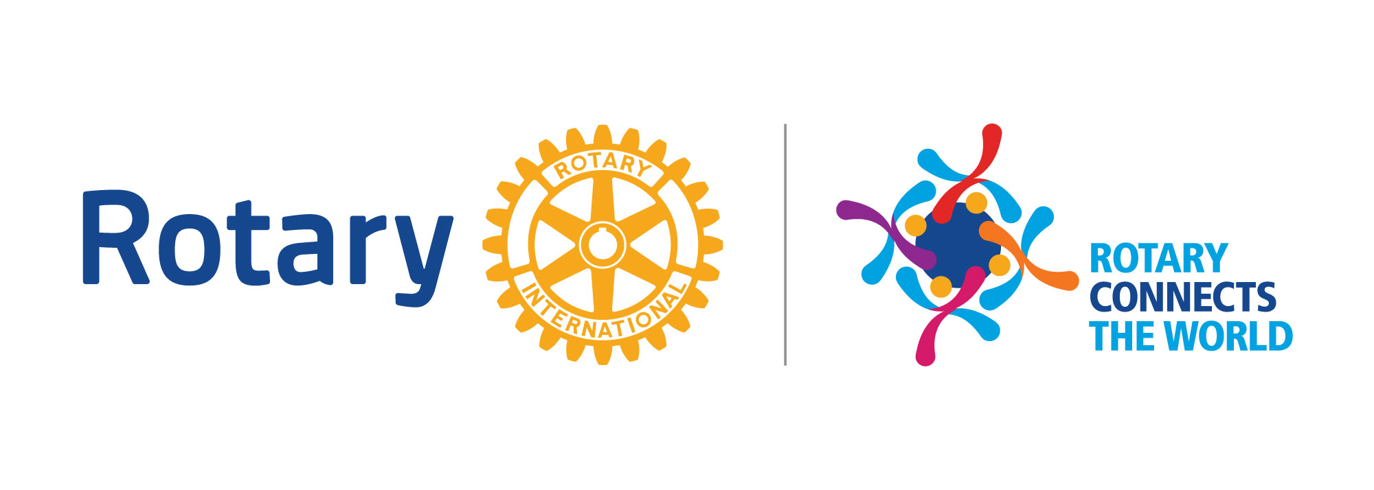 Rotary Logo: Rotary Connects the World
