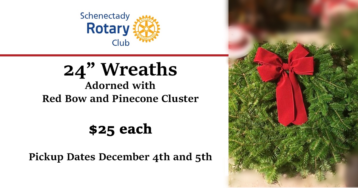 24" wreaths, $25 each