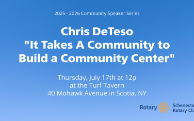 July 17th Rotary Club Speaker