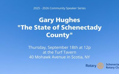 September 18 Rotary Club Speaker