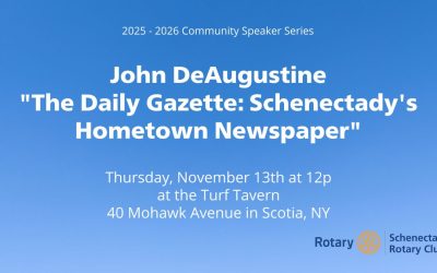 November 13th Rotary Club Speaker