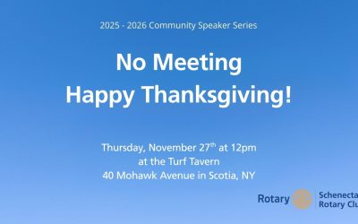 November 27th No Meeting