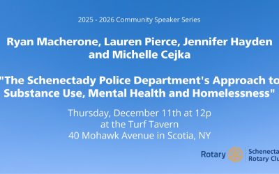 December 11th Rotary Club Speaker