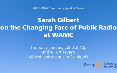 January 22nd Rotary Club Speaker