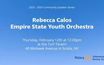 February 12th Rotary Club Speaker