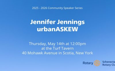 May 14th Rotary Club Speaker