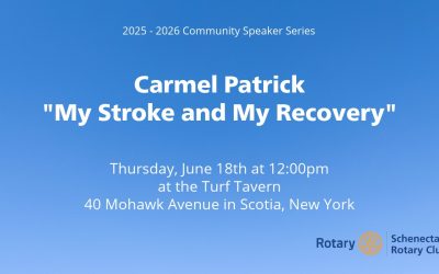 June 18th Rotary Club Speaker