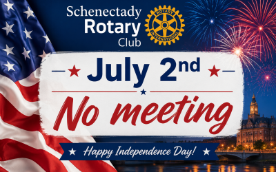 July 2nd – No Meeting