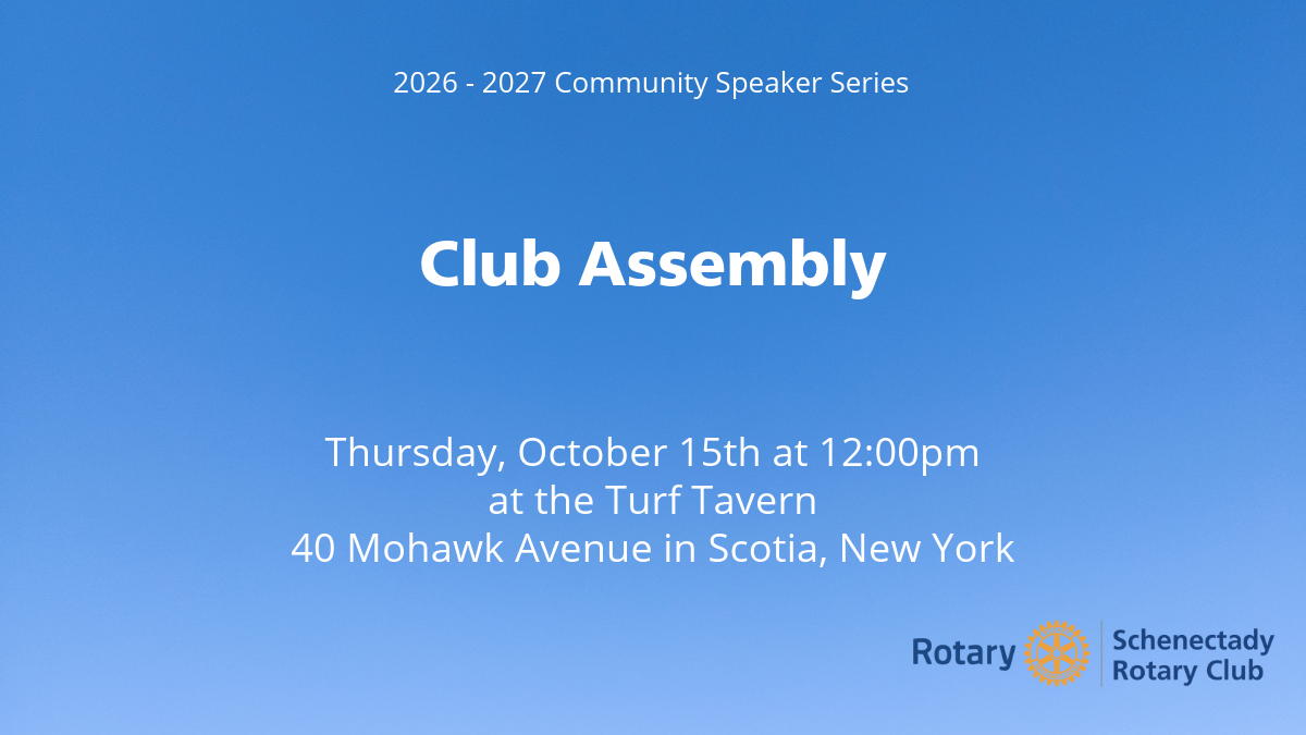October 15th Club Assembly