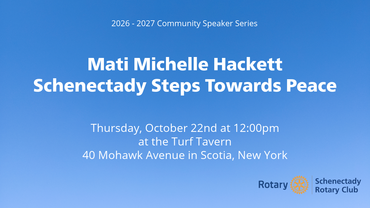 October 22nd Speaker
