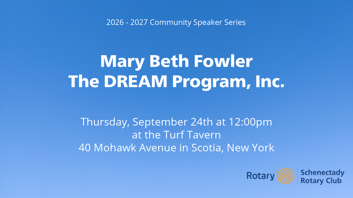 September 24th Speaker