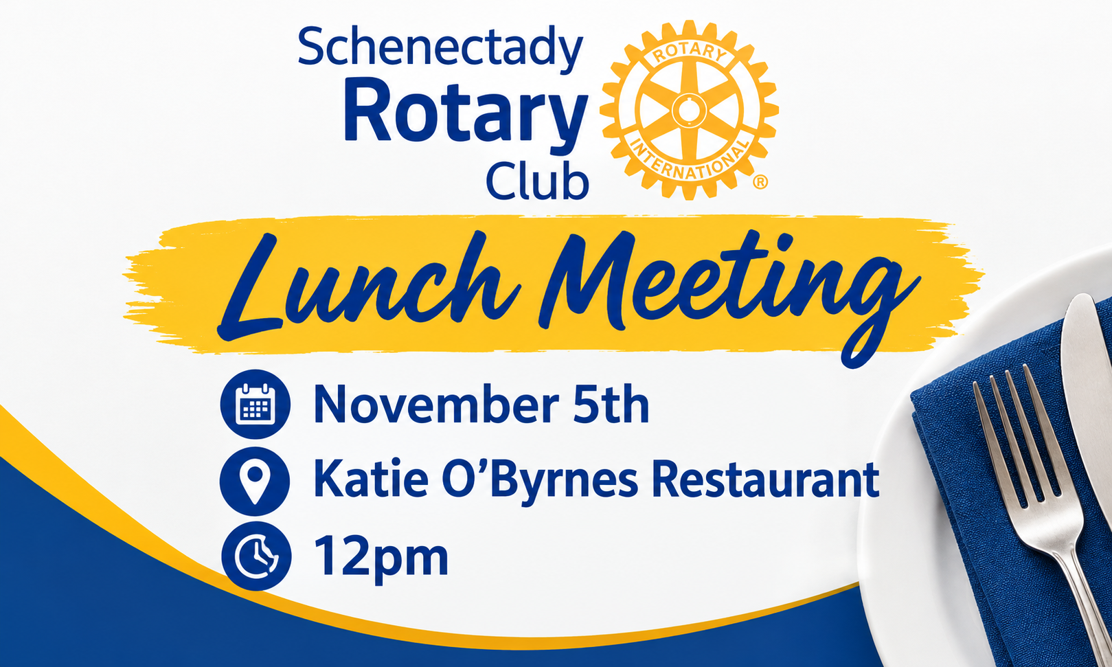 November 5th Lunch Meeting